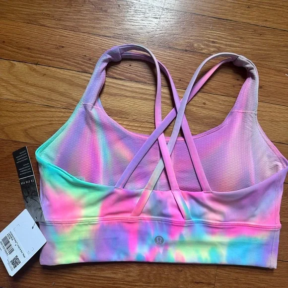 Lululemon Athletica Psycadellic rinse energy long line Sports Bra - Picture 2 of 2